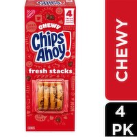 Nabisco Chips Ahoy! Fresh Stacks Chewy Cookies, 4 count, 8.66 oz