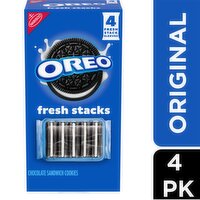 Nabisco Oreo Fresh Stacks Chocolate Sandwich Cookies, 4 count, 8.05 oz