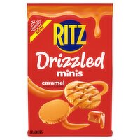 Nabisco Ritz Drizzled Minis Caramel Crackers, 8 oz, 8 Ounce