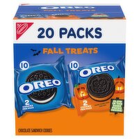 Nabisco Oreo Fall Treats Chocolate Sandwich Cookies, 20 count, 1 lb 2 oz