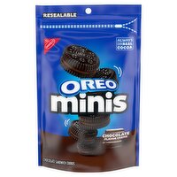 OREO Minis Chocolate Creme Chocolate Sandwich Cookies, 8 oz