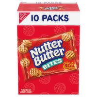 Nabisco Nutter Butter Bites Peanut Butter Sandwich Cookies, 1 oz, 10 count