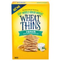 Nabisco Wheat Thins Ranch 100% Whole Grain Wheat Snacks, 8.5 oz