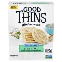 Good Thins Gluten Free Savory Herb Rice Snacks, 3.5 oz, 3.5 Ounce