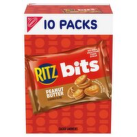 Ritz Bits Peanut Butter Flavored Filling Cracker Sandwiches, 1 oz, 10 count