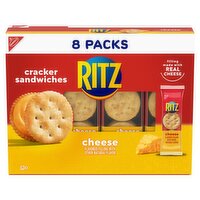 Nabisco Ritz Cheese Cracker Sandwiches, 1.35 oz, 8 count, 10.8 Ounce