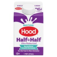 Hood Half & Half Cream, 1 pint