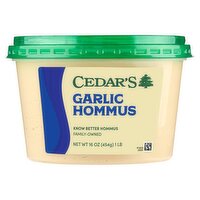 Cedar's Garlic Hommus, 16 oz