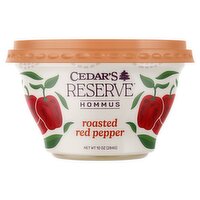Cedar's Reserve Roasted Red Pepper Hommus, 10 oz