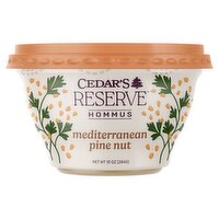Cedar's Reserve Mediterranean Pine Nut Hommus, 10 oz