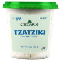 Cedar's Cucumber Garlic Dill Tzatziki, 24 oz