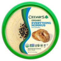 Cedar's Organic Everything Hommus with Toppings, 10 oz