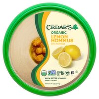 Cedar's Cedar's Organic Lemon Hommus, 10 oz, 10 Ounce 