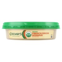 Cedar's Organic French Onion Hommus with Toppings, 10 oz
