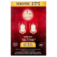Shraga Neronim Shabbos 3 Hour Candles, 72 count, 23 oz