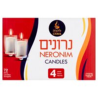 L'hava Neronim Candles, 72 count, 34 oz