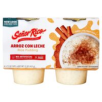 Señor Rico Rice Pudding, 3.75 oz, 4 count, 15 Ounce