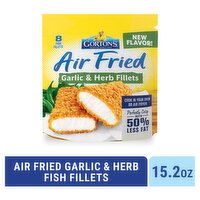 Gorton's Air Fried Garlic & Herb Fillets, 8 count, 15.2 oz