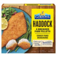 Gorton's Haddock Breaded Fish Fillets, 4 count, 14.6 oz, 14.6 Ounce