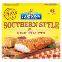 Gorton's Southern Style Breaded Fish Fillets, 6 count, 11 oz