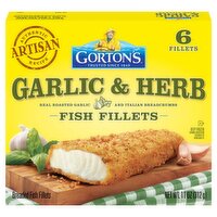 Gorton's Garlic & Herb Breaded Fish Fillets, 6 count, 11 oz