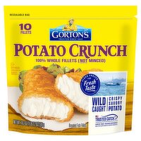 Gorton's Potato Crunch Breaded Fish Fillets, 10 count, 18.2 oz, 18.2 Ounce