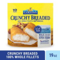 Gorton's Crunchy Breaded Fish Fillets, 10 count, 19 oz