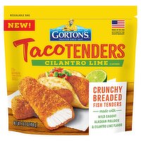 Gorton's Cilantro Lime Flavored Crunchy Breaded Fish Taco Tenders, 16.2 oz
