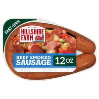 Hillshire Farm Beef Smoked Sausage, 12 oz