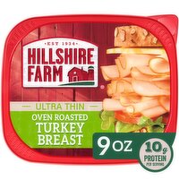 Hillshire Farm Ultra Thin Oven Roasted Turkey Breast, 9 oz, 9 Ounce