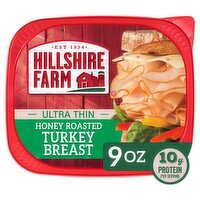 Hillshire Farm Ultra Thin Honey Roasted Turkey Breast, 9 oz