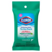 Clorox Fresh Scent Disinfecting Wet Wipes, 9 count, 2.1 oz, 9 Each