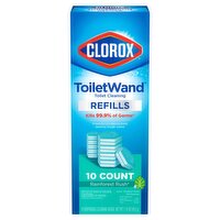 Clorox ToiletWand Rainforest Rush Toilet Cleaning Refills, 10 count, 1.74 oz