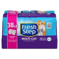 Fresh Step Multi-Cat Extra Strength Formula Clumping Litter, 9.50 lb, 4 count