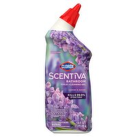 Clorox Scentiva Lavender & Jasmine Bathroom Toilet Cleaning Gel, 24 fl oz