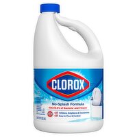 Clorox Splash-Less Bleach, 3.66 qt, 117 Fluid ounce