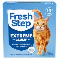 Fresh Step Extreme Clump Multi-Cat Clumping Litter, 22 lb