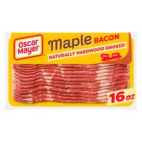 Oscar Mayer Naturally Hardwood Smoked Maple Bacon, 16 oz