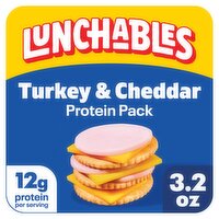 Lunchables Turkey & Cheddar Cracker Stackers, 3.2 oz