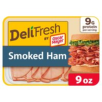 Oscar Mayer Deli Fresh Smoked Uncured Ham, 9 oz