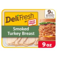 Oscar Mayer Deli Fresh Smoked Turkey Breast, 9 oz