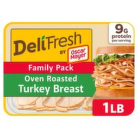 Oscar Mayer Deli Fresh Oven Roasted Turkey Breast Family Pack, 16 oz