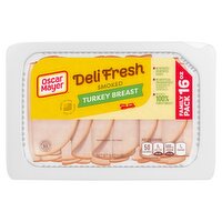 Oscar Mayer Deli Fresh Smoked Turkey Breast Family Pack, 16 oz