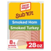 Oscar Mayer Smoked Ham & Turkey Sub Kit, 28 oz
