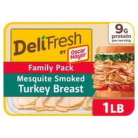 Oscar Mayer Deli Fresh Mesquite Smoked Turkey Breast Family Pack, 16 oz