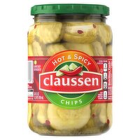 Claussen Hot & Spicy Chips, 24 fl oz