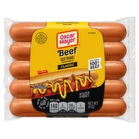 Oscar Mayer Classic Beef Franks, 10 count, 15 oz, 15 Ounce