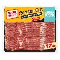 Oscar Mayer Naturally Hardwood Smoked Center Cut Original Bacon Mega Pack, 17 oz