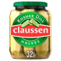 Claussen Kosher Dill Halves, 32 fl oz