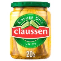 Claussen Kosher Dill Chips Pickle, 20 fl oz